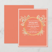 PRETTIGE FEESTDAGEN ZALM ROZE VROLIJK KERSTFEEST KAART (Voorkant / Achterkant)