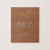 Prettige feestdagen Zebra Art Print Legpuzzel (Verticaal)