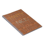 Prettige feestdagen Zebra Art Print Notitieboek (Rechterzijde)