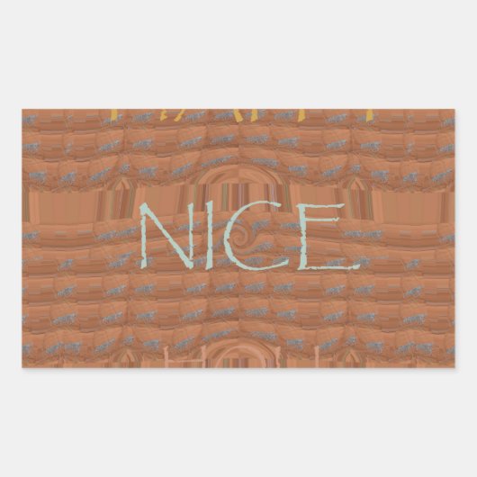 Prettige feestdagen Zebra Art Print Rechthoekige Sticker (Voorkant)