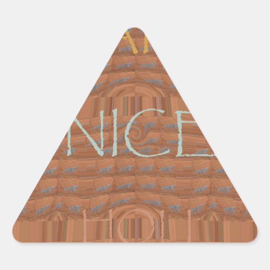 Prettige feestdagen Zebra Art Print Sticker (Voorkant)