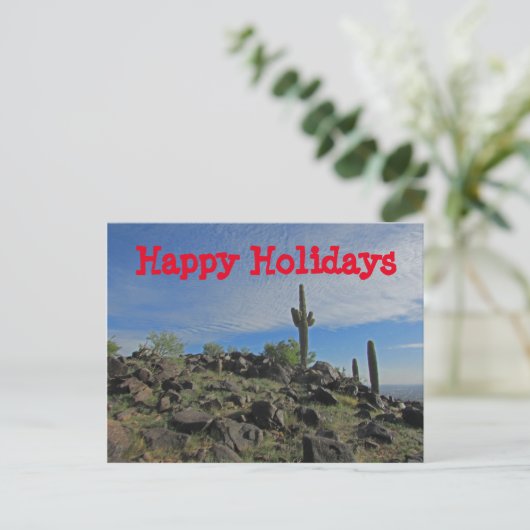 prettige feestdagen zuidwestlandschap Joyous Seaso (Staand voorkant)