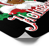 Prettige feestdagen Zwart Afrikaans Amerikaans Ker Poster (Hoek)