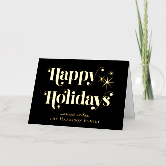 Prettige feestdagen Zwarte kerst (Voorkant)