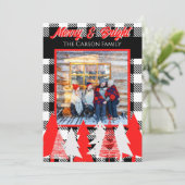 prettige feestelijke feestjes aankondiging (Staand voorkant)