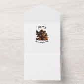 Prettige Friendsgiving-groeten All In One Uitnodiging (Binnen)