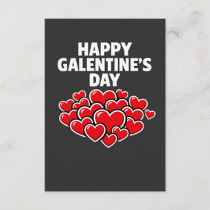 Prettige Galentine's dag vriendinnen Valentijnsdag Informatiekaartje