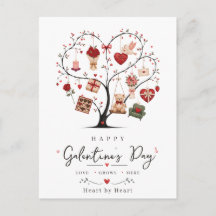 Prettige Galentine's Day BFF Hart Boom Liefde