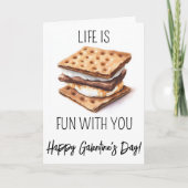 Prettige Galentine's Day S'mores Kaart (Voorkant)