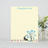 Prettige Galentine's / Valentijnsdag Briefpapier (Staand voorkant)