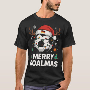 Prettige Goalmas - Grappig Voetbal Kerstfeest T-shirt