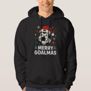Prettige Goalmas - Grappig Voetbal Kerstmis Hoodie