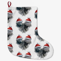Prettige Gorilla Kerstmis