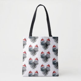 Prettige Gorilla Kerstmis Tote Bag