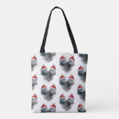 Prettige Gorilla Kerstmis Tote Bag (Achterkant)