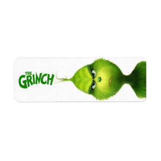 🏷Prettige Grinch Kerst💚  | Grappig Kerstadreslab Etiket
