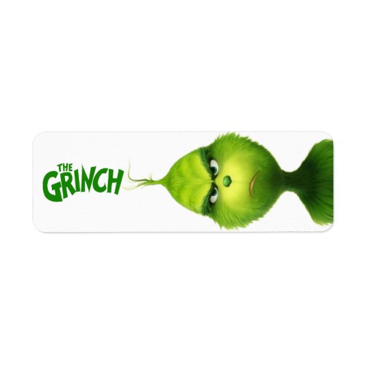 🏷Prettige Grinch Kerst💚 | Grappig Kerstadreslab Etiket (Voorkant)