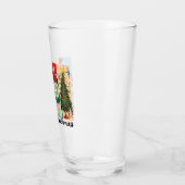 Prettige Grinch-kerst Kerst Collage Glas (Links)