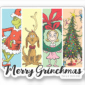 Prettige Grinch-kerst Vakantiecatalogus Sticker (Voorkant)