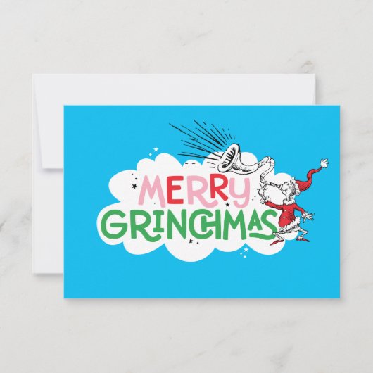 Prettige Grinchkerst meneer Grinch Kaart (Voorkant)