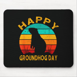 Prettige Groundhog Day 2025 2 februari Groundhog L Muismat