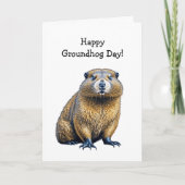 Prettige Groundhogdag | 2 februari Kaart (Voorkant)