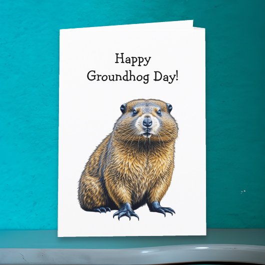 Prettige Groundhogdag | 2 februari Kaart
