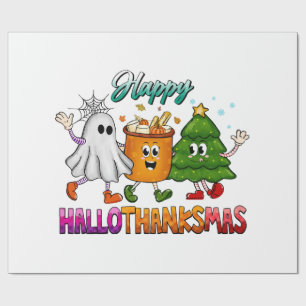Prettige Hallothaanksmis Cadeaupapier