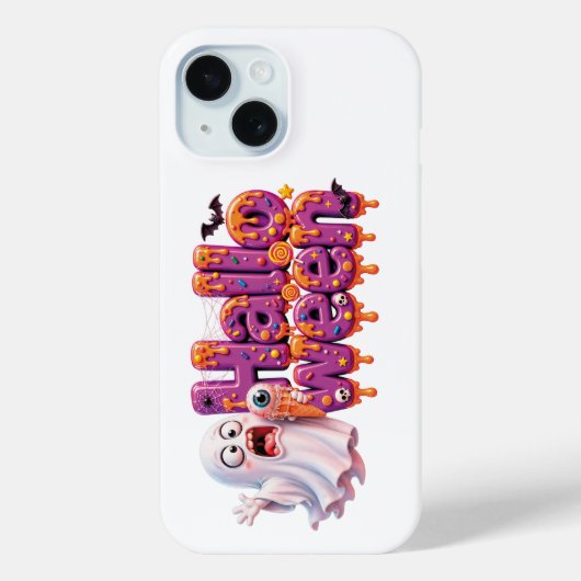 Prettige Halloween-candy druiptekst met leuke vlee Case-Mate iPhone Case (Achterkant)