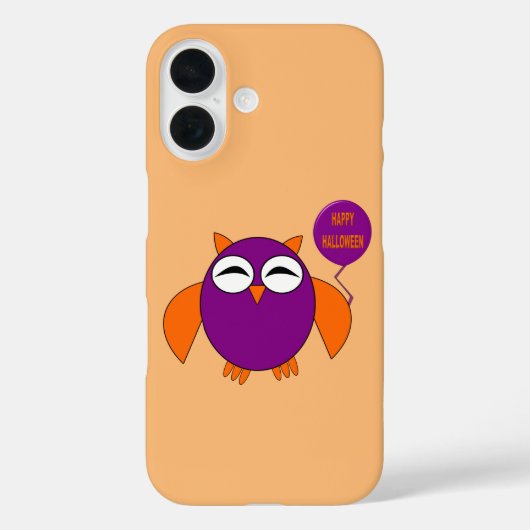 Prettige Halloween-feestuil Case-Mate iPhone Case (Achterkant)