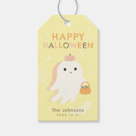 Prettige Halloween Geest Favor Cadeautags Cadeaulabel