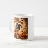 Prettige Halloween Grappige Honden Mok (Voorkant links)