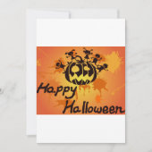 Prettige Halloween Illustratie Kaart (Voorkant)