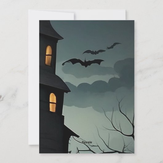 Prettige Halloween kaart (Achterkant)