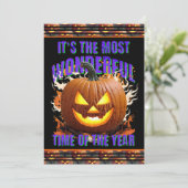 Prettige Halloween kaart (Staand voorkant)