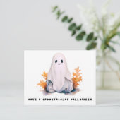 Prettige Halloween Kabouter Halloween Feestdagenkaart (Staand voorkant)