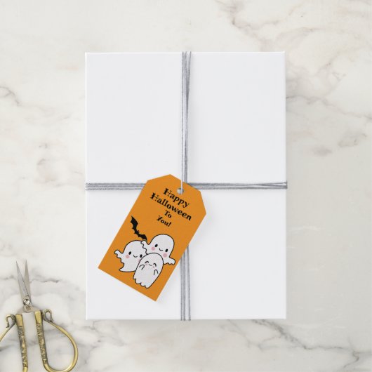 Prettige Halloween Kun je aanpassen Cadeaulabel (Met Touw)