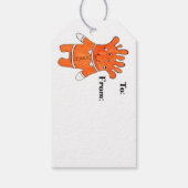 Prettige Halloween Kun je personaliseren Cadeaulabel (Achterkant)