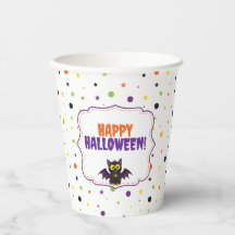 Prettige Halloween Lieve Vleermuis Stippen Sterren