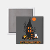 Prettige Halloween-magneet Magneet (Voorkant / Achterkant)