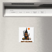 Prettige Halloween-magneet Magneet (Insitu (Vaatwasser))