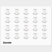 Prettige Halloween Sticker - Knuffel Kawaii Geest (Vel)