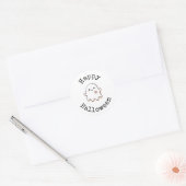 Prettige Halloween Sticker - Knuffel Kawaii Geest (Envelop)