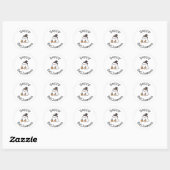 Prettige Halloween Sticker - Knuffel Kawaii Geest (Vel)