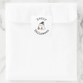 Prettige Halloween Sticker - Knuffel Kawaii Geest (Tas)