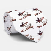 Prettige Halloween stropdas (Opgerold)