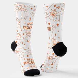 Prettige Halloween-tekst Sokken