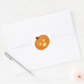 Prettige Halloween-thema Ronde Sticker (Envelop)