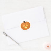 Prettige Halloween-thema Ronde Sticker (Envelop)