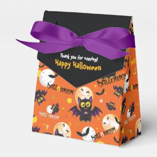 Prettige Halloween Vampier Vleermuis Volle Maan Fa Bedankdoosjes